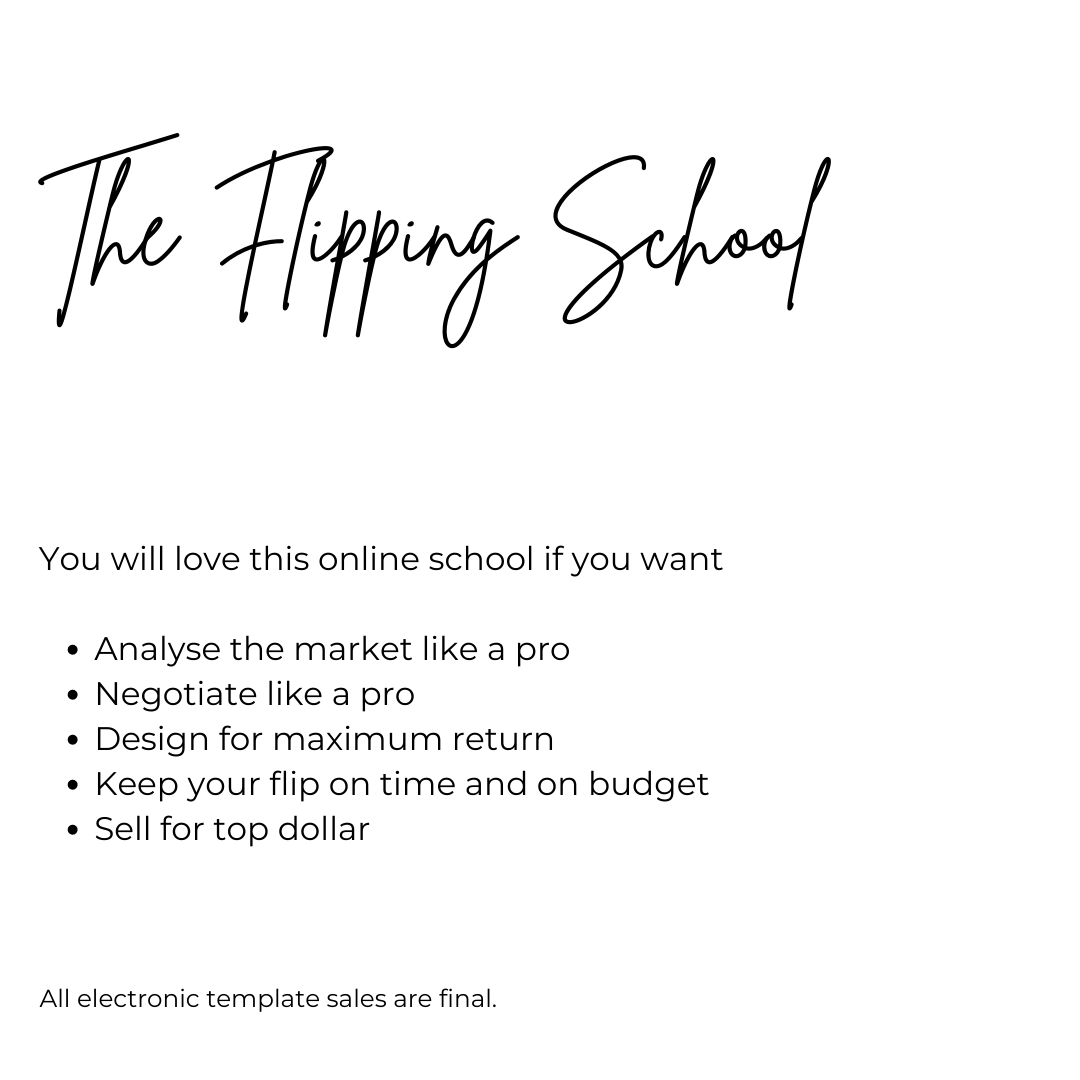 the flipping school
