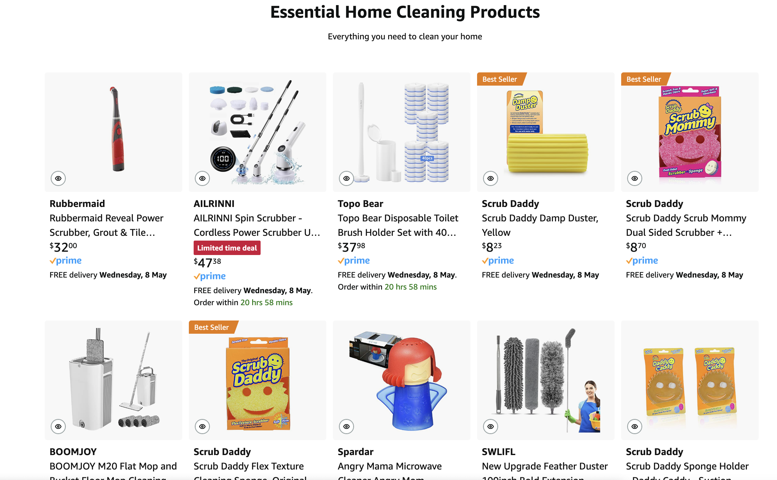 Top cleaning products